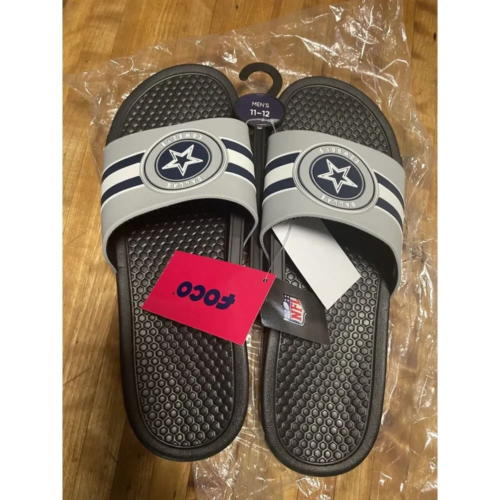 NEW Dallas Cowboys men's slippers size 11-12